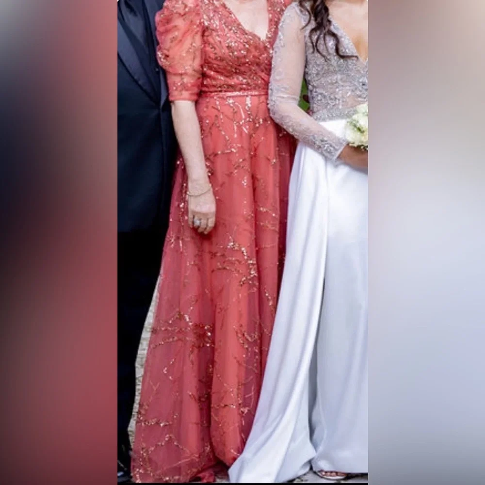 Mac Duggal stunning coral